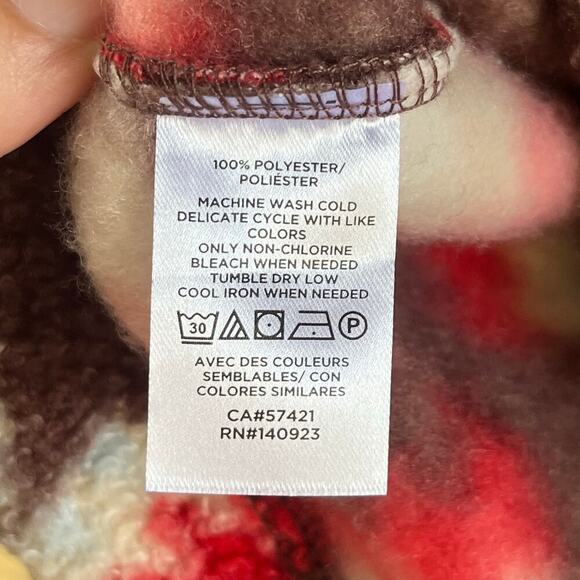 LOFT Sunburst Sherpa Hoodie Pullover Size M. NEW - Picture 7 of 7